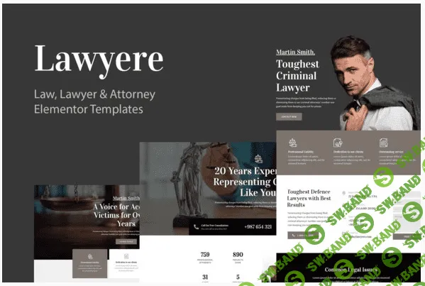 [Themeforest] Lawyere - Legal & Attorney Template Kit
