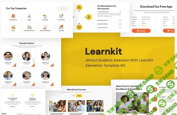 [Themeforest] LearnKit - e-Learning Elementor Template Kit