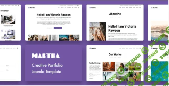 [Themeforest] Martha v1.0 - шаблон Joomla для творческого портфолио (2021)