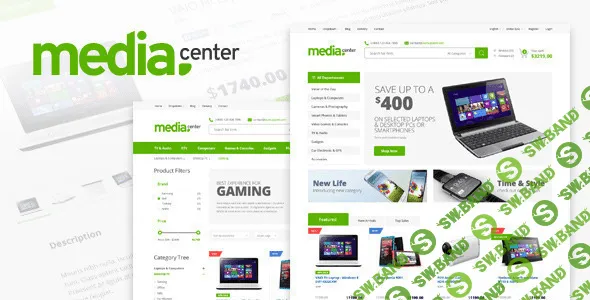 [themeforest] MediaCenter v2.7.8 – шаблон магазина электроники WordPress