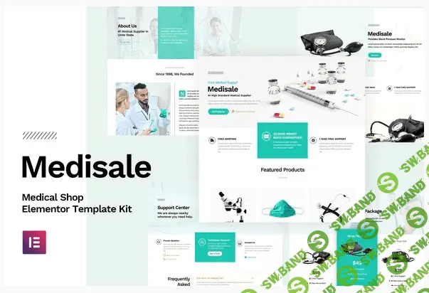 [Themeforest] Medisale - Medical Shop Elementor Template Kit