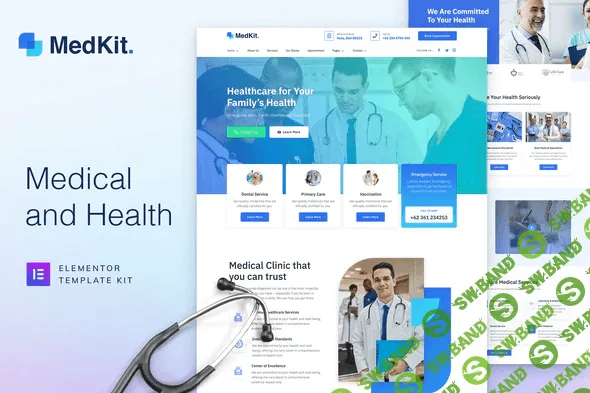 [Themeforest] MedKit - Health & Medical Elementor Template Kit