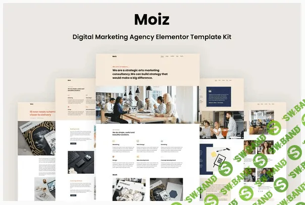 [Themeforest] Moiz - Digital Marketing Agency Elementor Template Kit