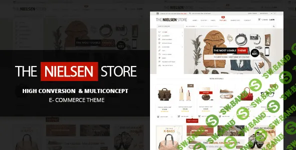 [themeforest] Nielsen v1.4.2 — бизнес WooCommerce WordPress шаблон