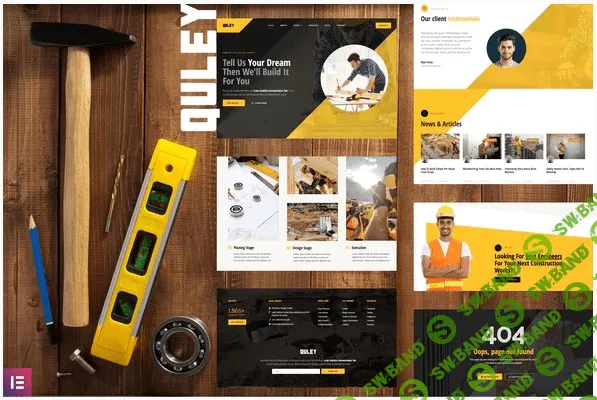 [Themeforest] Quley - Construction & Engineering Elementor Template Kit