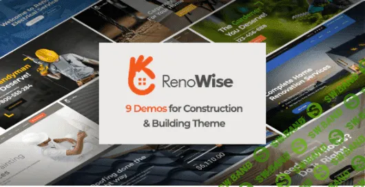 [themeforest] RenoWise v1.0.8 - строительная тема WordPress (2021)