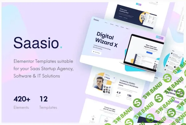[Themeforest] Saasio - Saas & Startup Elementor Template Kit