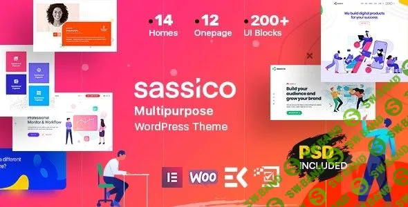 [themeforest] Sassico Multipurpose Saas Startup Agency WordPress Theme