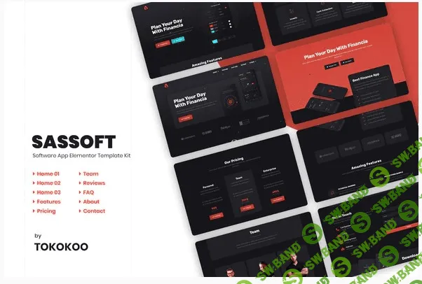 [Themeforest] Sassoft - AppKit Elementor Template Kit