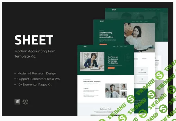 [Themeforest] Sheet - Modern Accounting Firm Template Kit
