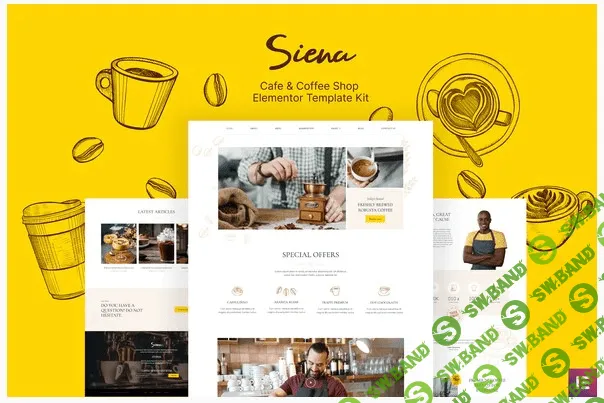 [Themeforest] Siena - Cafe and Coffee Shop Template Kit
