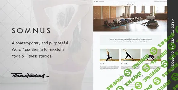 [ThemeForest] Somnus v1.0.8 - Yoga & Fitness Studio WordPress Theme