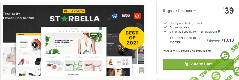 [themeforest] StarBella v1.0 - Multipurpose WooCommerce Theme (2021)