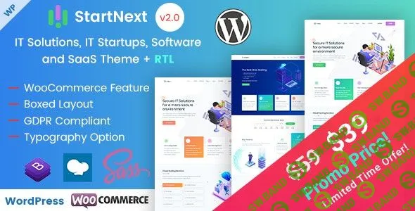 [ThemeForest] StartNext v2.0.0 - IT Startups WordPress Theme