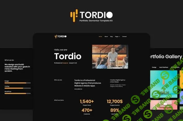 [Themeforest] Tordio - Portfolio Digital Agency Template Kit