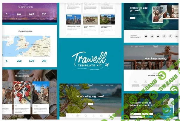 [Themeforest] Trawell - Travel Blog Elementor Template Kit