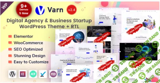 [themeforest] Varn v2.4 NULLED - Elementor IT & SEO Agency WordPress Theme (2022)