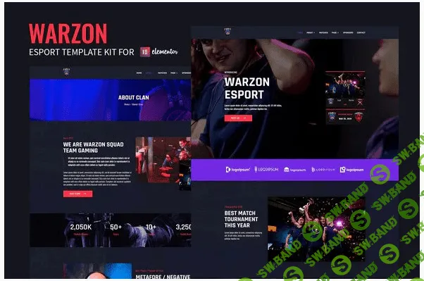 [Themeforest] Warzon - Esport Elementor Template Kit