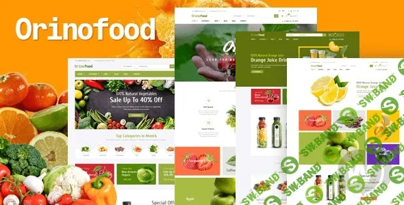 [themeforest] хЕOrinofood v1.0 - магазин полезной еды OpenCart 3