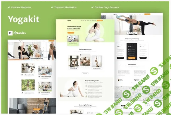 [Themeforest] Yogakit - Yoga & Meditation Elementor Template Kit