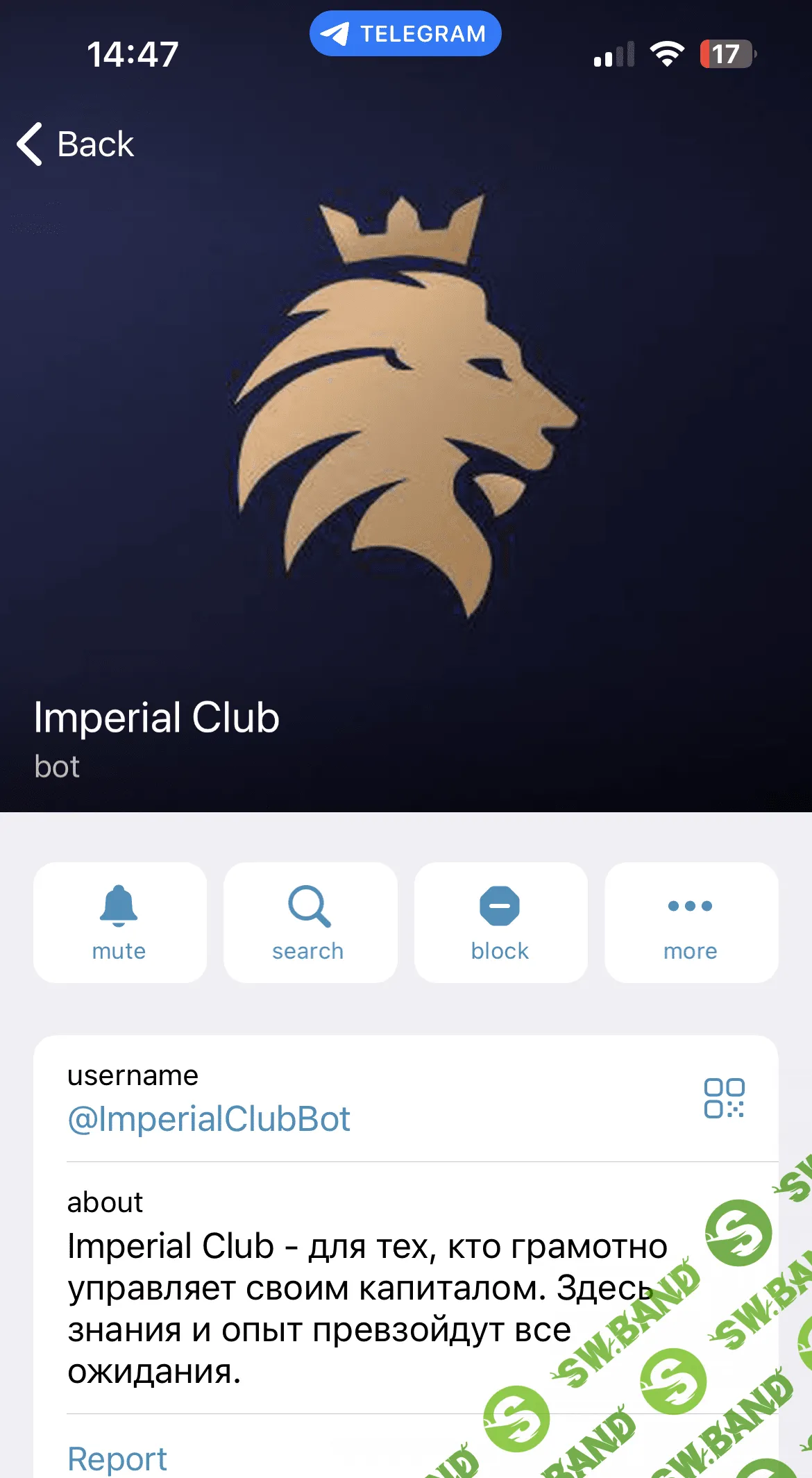 Торговый канал imperial club 1 месяц (февраль-март)