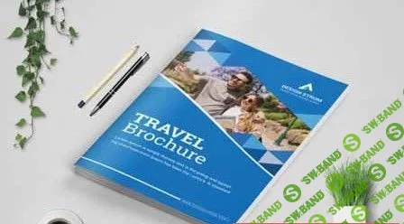 Travel Bi Fold Brochure template