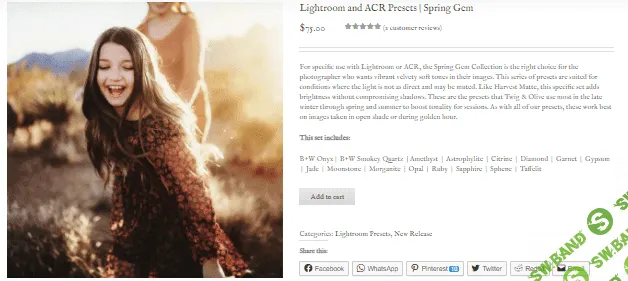 [Twig & Olive Photography] Spring Gem Lightroom & ACR Presets (2020)