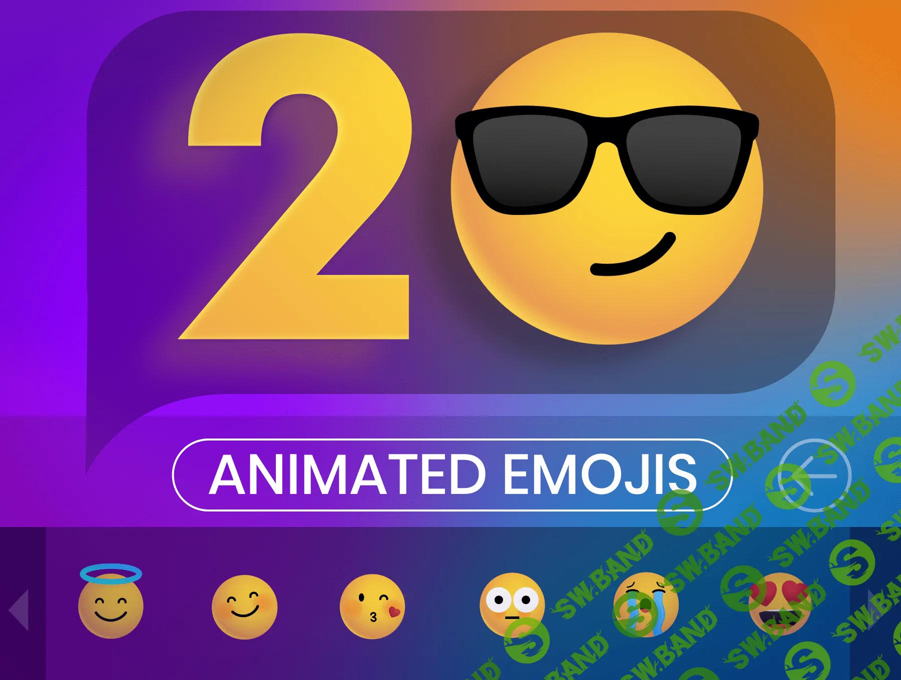 [UI8] Animovin Emoji Pack - 20 Animated Emojis (2021)
