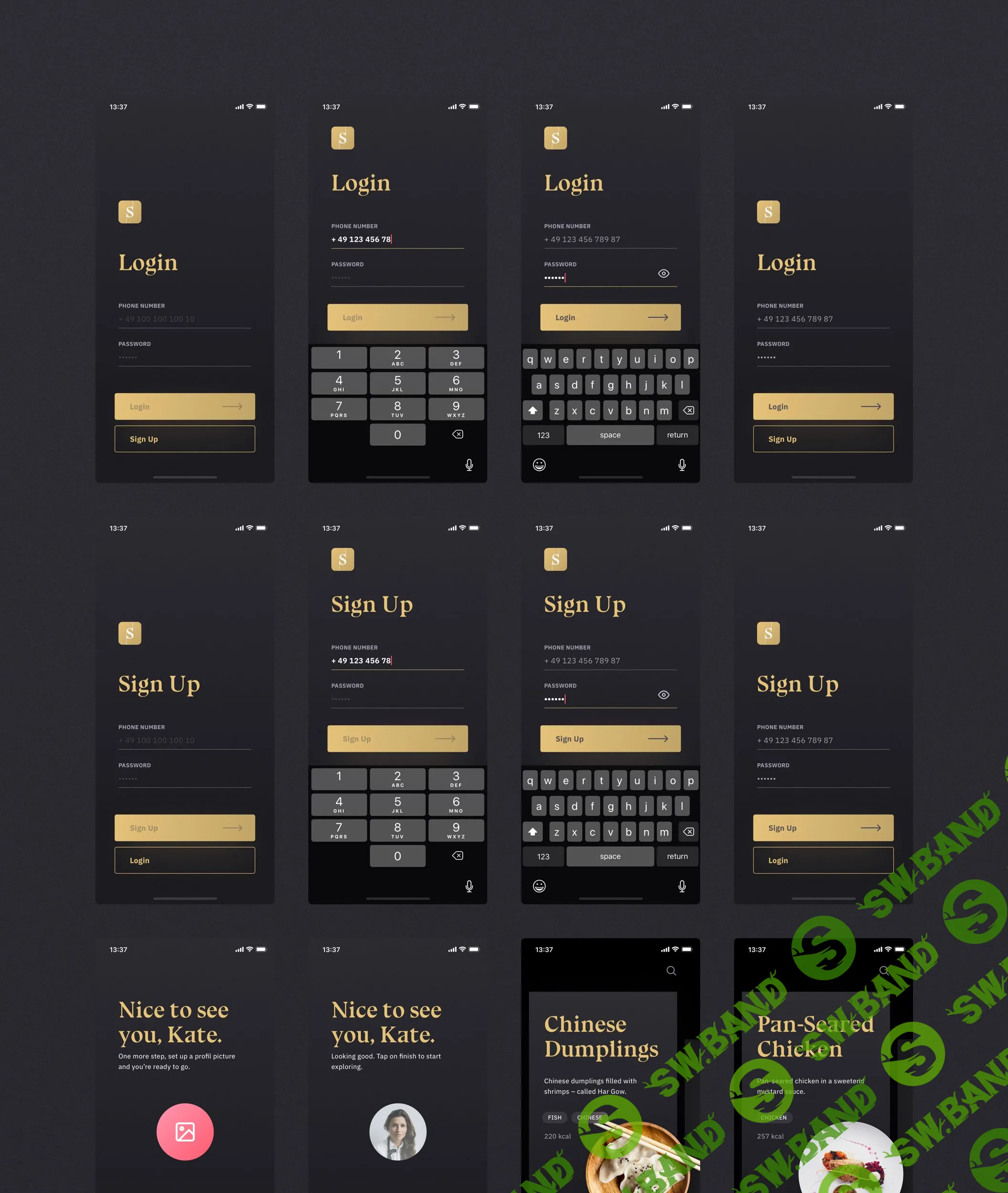 [UI8.net] Sheek Food iOS UI Kit 6 94 PREVIEW