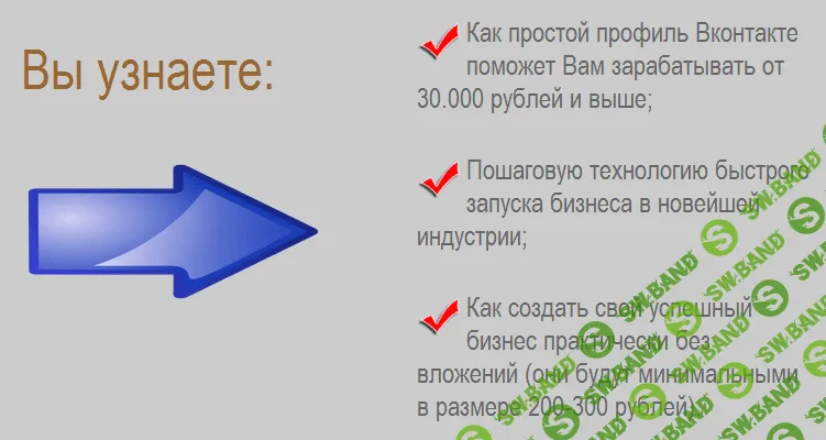 Уникальный метод заработка в интернете. $3000 Ежемесячно В Рунете (2013)