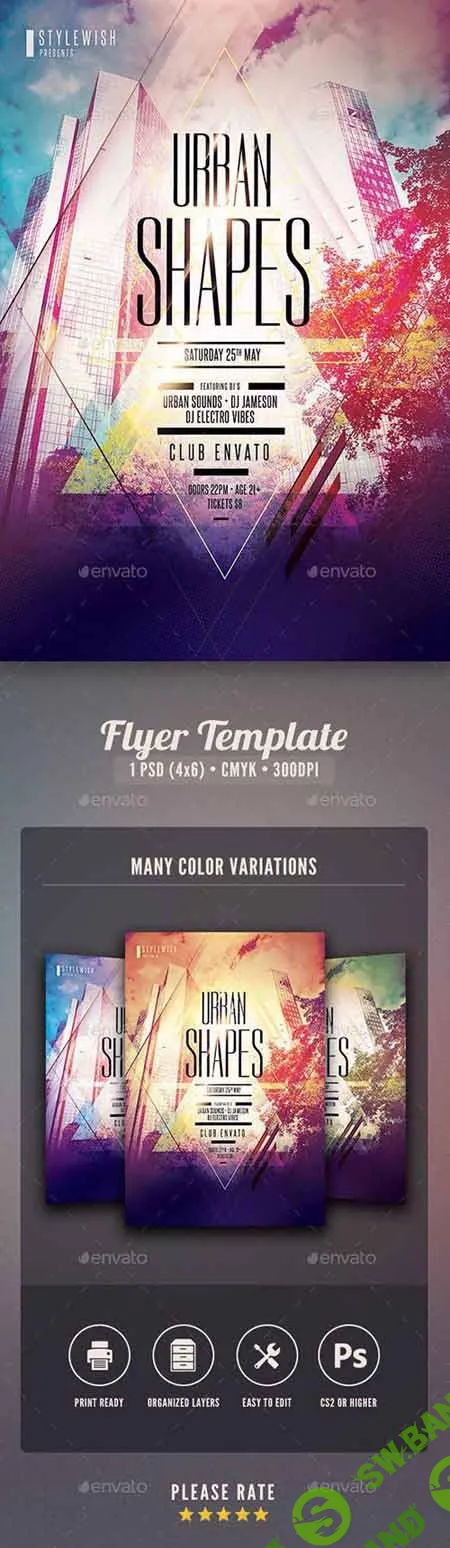 Urban Shapes Flyer Graphicriver