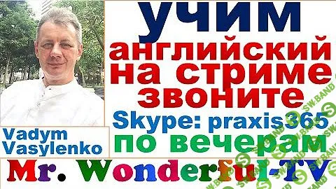[Vadym Vasylenko] Выучи Английский с Mr. Wonderful (2023)