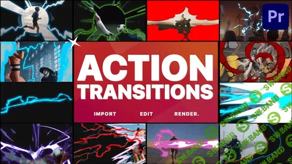 [videohive] Action Transitions Premiere Pro MOGRT (2022)