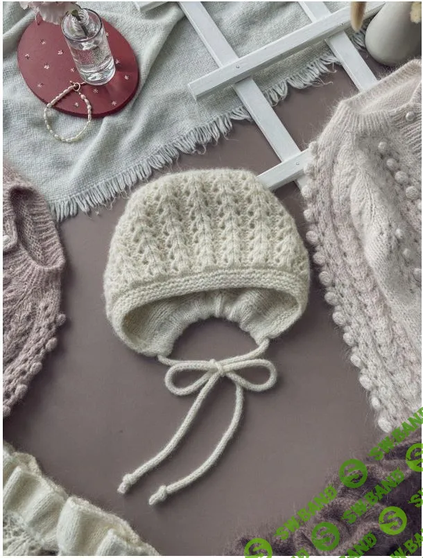 Vintage bonnet [lublu.knitwear] [Екатерина Олбут]