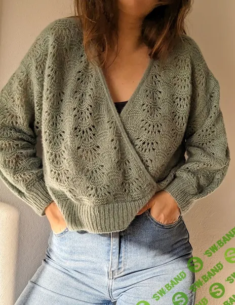 [Вязание] Ажурный пуловер с японским плечом Birdysweater [Вяжи.ру] [Ann-Kathrin Stoll]