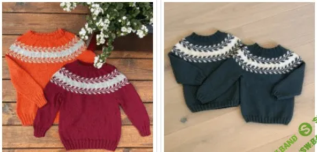 [Вязание] Детские пуловер и шапочка Winter Buds [Вяжи.ру] [Marianne J. Bjerkman]