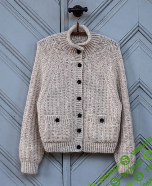 [Вязание] Модный бомбер Ribbed Raglan [Вяжи.ру] [Энн Венцель]