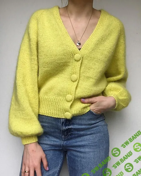 [Вязание] Модный вязаный Balloon Cardigan [Вяжи.ру] [PetiteKnit]