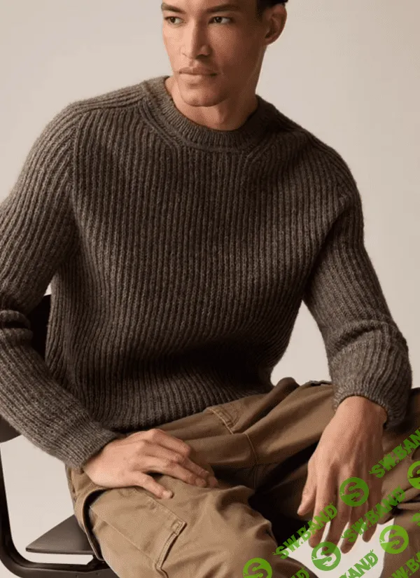 [Вязание] Мужской пуловер полупатентной резинкой Reverso [Вяжи.ру] [Sascha Knits]