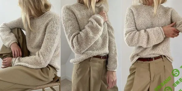 [Вязание] Простой пуловер-букле Plain Yoke [Вяжи.ру] [Lene Holme Samsøe]