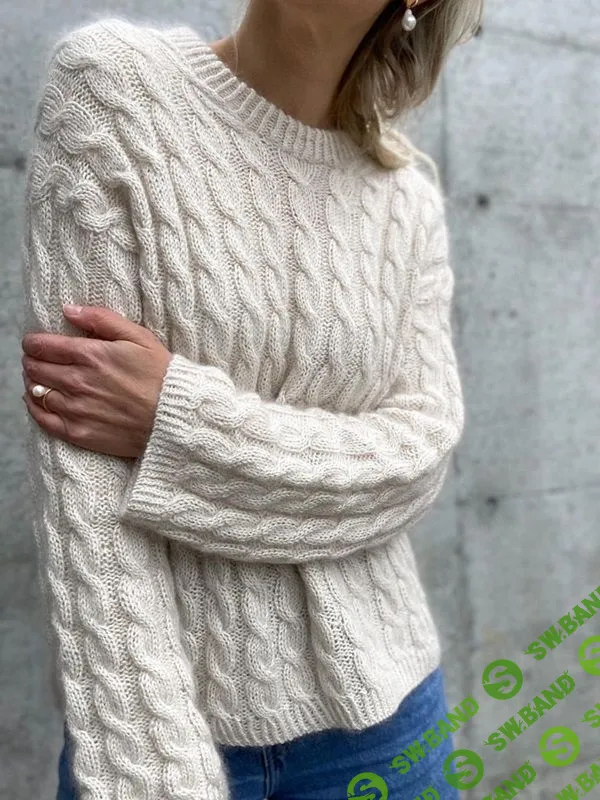 [Вязание] Пуловер оверсайз спицами Sweater No. 15 [Вяжи.ру]