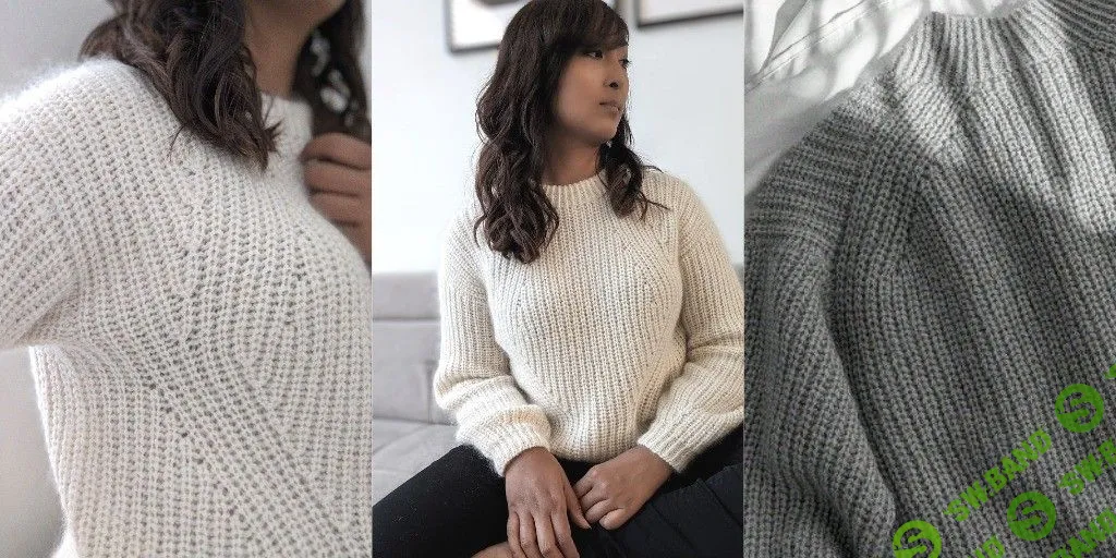 [Вязание] Пуловер полупатентной резинкой LATA [Вяжи.ру] [Giselle Ukardi]