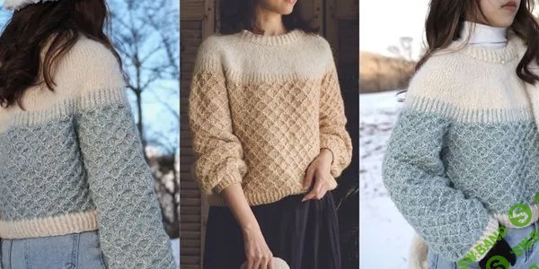 [Вязание] Пуловер с фактурным узором Ellie Sweater [Вяжи.ру] [Irene Lin]
