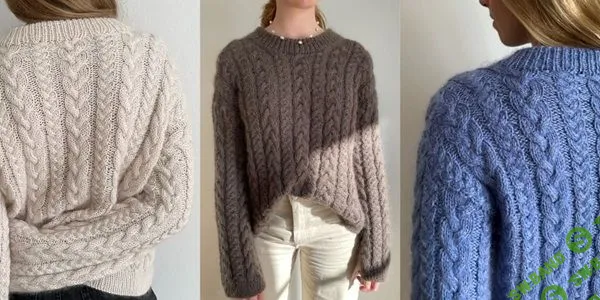 [Вязание] Пуловер с косами Pachira Sweater [Вяжи.ру] [TwinKnits]
