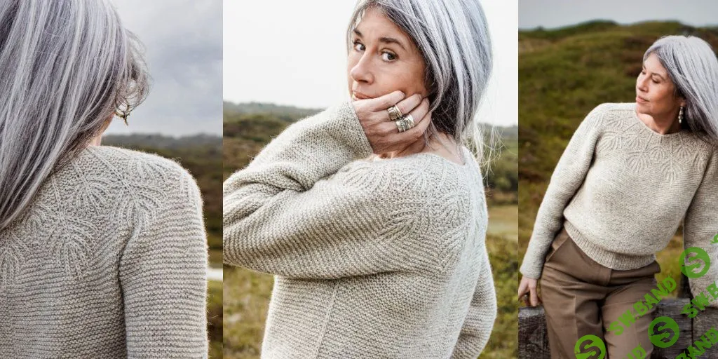 [Вязание] Пуловер с круглой кокеткой Asterie [Вяжи.ру] [Natasja Hornby]