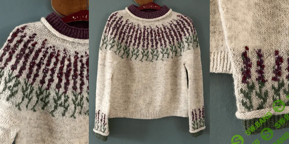 [Вязание] Пуловер с круглой кокеткой Heather [Rimmen Design] [Вяжи.ру]