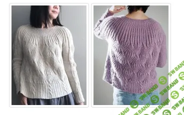 [Вязание] Пуловер с круглой кокеткой Ren [Вяжи.ру]