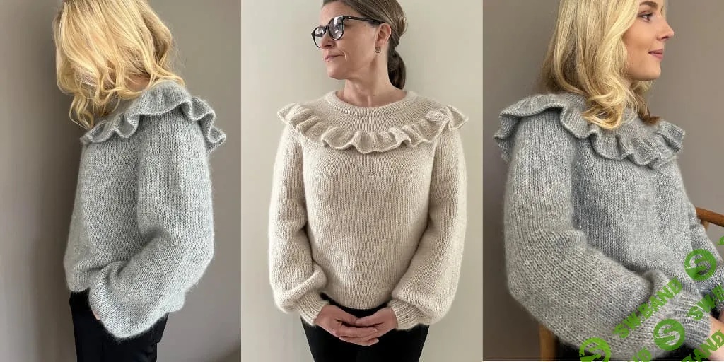 [Вязание] Пуловер с оборкой Chunky Frill Me [Вяжи.ру]