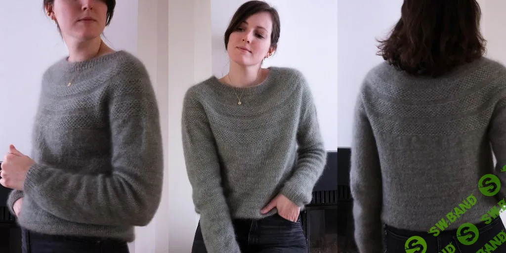 [Вязание] Пуловер с текстурным узором Gaya [Вяжи.ру] [Mauricette C]