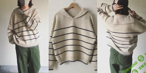 [Вязание] Пуловер в морском стиле Sail on Sailor [Вяжи.ру] [Kukiko]